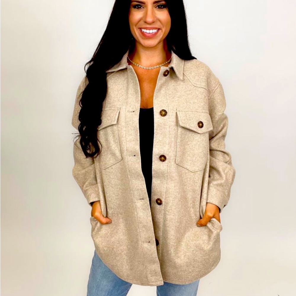 BRAND NEW SHACKET BY LOVE TREE SIZE LARGE